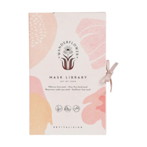 Skin Care: Sheet Mask Library (4 pack) - Wanderflower