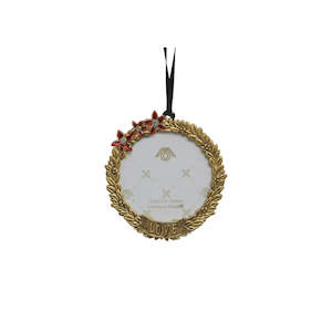 Christmas Decoration - Hanging Round Frame Love