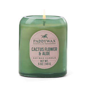 Paddywax Vista Glass Candle - Cactus Flower + Aloe