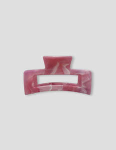 S+ G Hair Claw - Marbled Hot Pink
