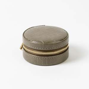 S+G Jewellery Case - Small Round | Khaki