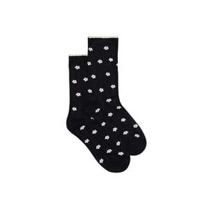 Socks: Mini White Flower Sock