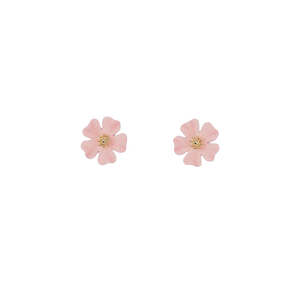 Jewellery Earrings: S+G Earrings - Petal | Light Pink