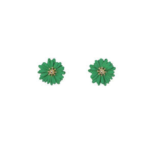 S+G Earrings - Daisy | Green