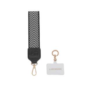 Iris Keyring with Phone Attachment - Black