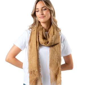 Scarves 1: S + G Scarf - Fringe | Tea