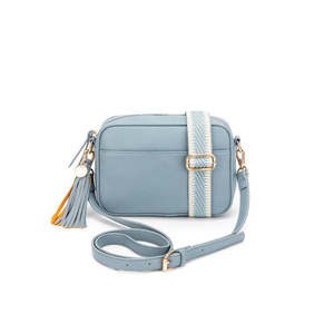 Faux Leather Bags: Indie Cross Body Bag - Ocean Breeze