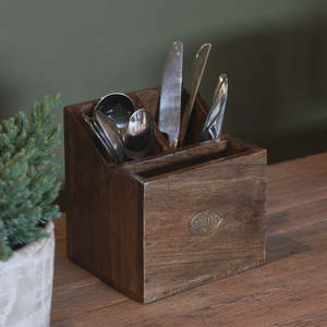 Porto Cutlery + Serviette Holder