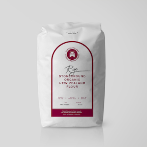 Products: 2kg NZ Organic Stoneground Rye Flour - Shelly Bay Baker