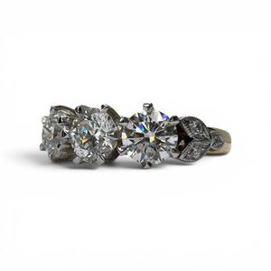 Products: Diamond Three Stone Ring