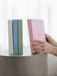 Luxury Personalised Photo Album & Linen Keepsake Box