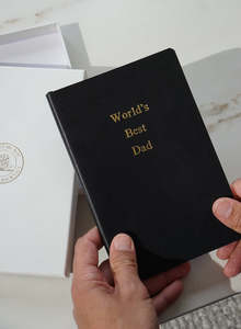 Personalised Notebook | Softcover Leather Lined Journal