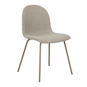 Dining Chair: Smith Straight Leg Dining Chair - Khaki Grey