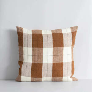 Willis Cushion - Tobacco/Ivory