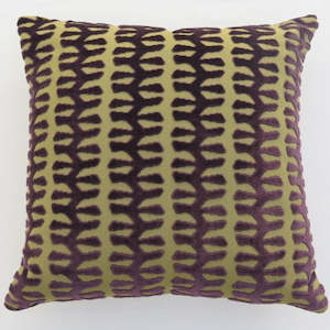 Sale: Verdi Cushion - Aubergine Moss