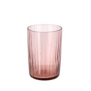 Glassware: Bitz Tumbler - Pink - Set of 4