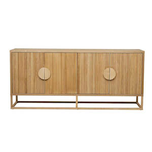 Buffets: Benjamin Ripple Buffet - Natural Ash