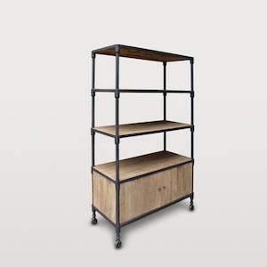 Industrial Shelving Unit 2 Door