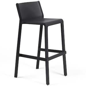 Furniture 1: Trent Outdoor High Bar Stool - Charcoal
