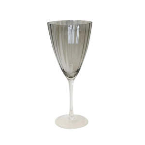 Glassware: Luxor Wine Glasses - Charcoal Set of 8