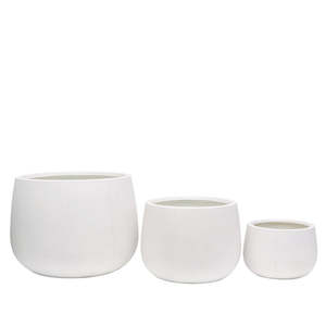 Outdoor Planters 1: Ahuriri Outdoor Planter - White (3 Sizes)