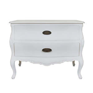 Antique Style Commode/Chest of Drawers - Antique White