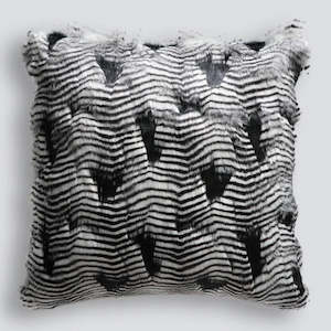 Cushions: Fur Cushion - Silver Pheasant (3 Sizes)