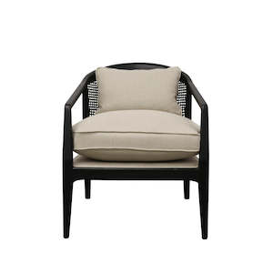 Newport Occasional Chair - Black Frame