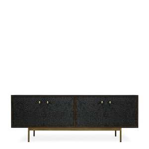 Legacy 4 Door Entertainment Unit - Textured Doors