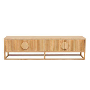Benjamin Ripple Entertainment Unit Large - Natural Ash