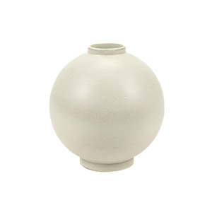 Products: Obi Large Round Vase - White