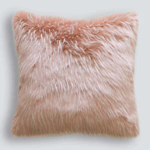 Cushions: Fur Cushion - Peony Plume (3 Sizes)