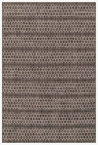 Floor Rugs: Plait Outdoor Rug - Black & Brown