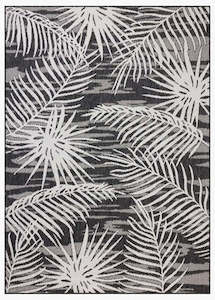 Palm Outdoor Rug - Ivory & Onyx