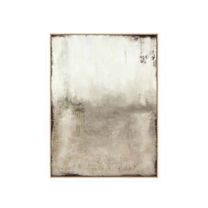 Heavy Textured & Framed Canvas Art - Ashen
