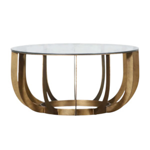 Coffee Tables 1: Aeron Coffee Table – Brass Base