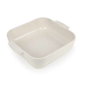 Kitchen: Ceramic Square Baking Dish Medium - Ecru