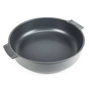 Bakeware: Ceramic Round Baking Dish Large - Charcoal