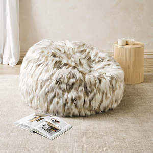 Bean Bags: Fur Bean Bag - Snowshoe Hare