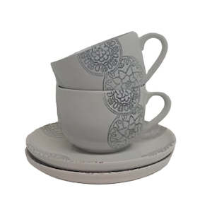 Sale Homewares: Medallion Cup and Saucer Set