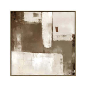 Embellished & Framed Canvas Art - Briar