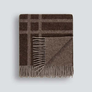 Products: Fiordland Wool Throw - Walnut