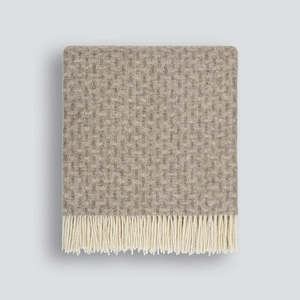 Flemish Wool Throw - Fawn