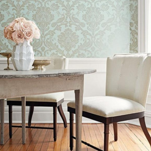 Wallpaper: Passaro Damask - Thibaut Damask Resource Collection