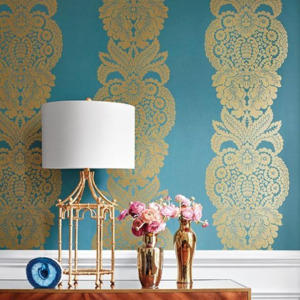 Wallpaper: Rowan Damask - Thibaut Damask Resource Collection