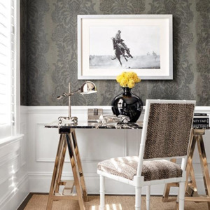 Wallpaper: French Quarter - Thibaut Damask Resource Collection