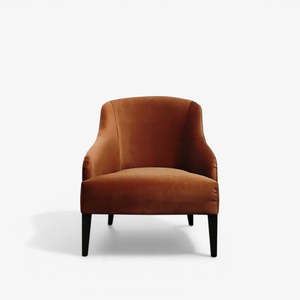 Luna Occasional Chair - Rust