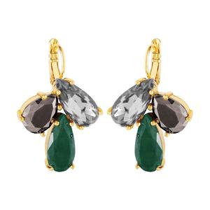 Dyrberg/Kern Aubin Gold & Green Earrings