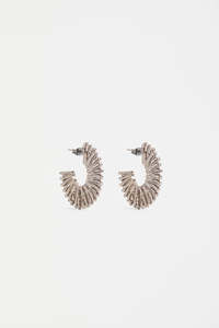 Elk: Krusen Hoop Earring | Gunmetal