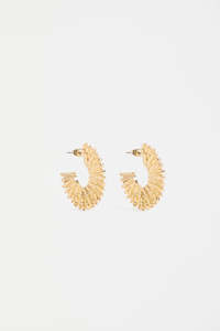 Elk: Krusen Hoop Earring | Gold